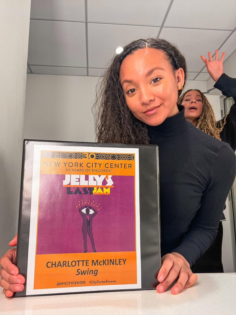woman posing while announcing her casting in Jelly's Last Jam 2024-NY City Center