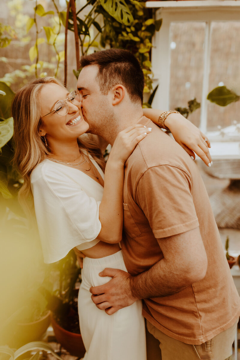nashville tennessee greenhouse engagement photos by madison delaney photography