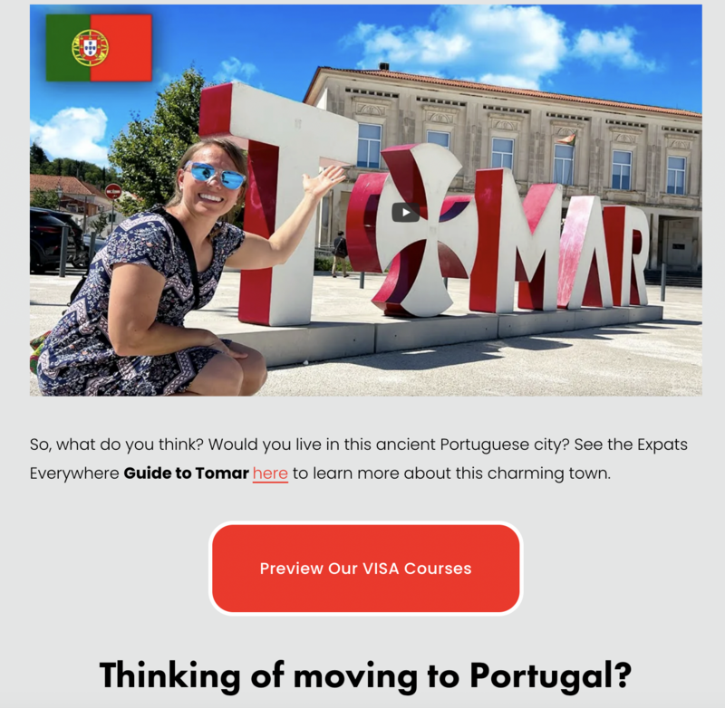 Tomar, Portugal, content writer, blogger, B2C copywriter