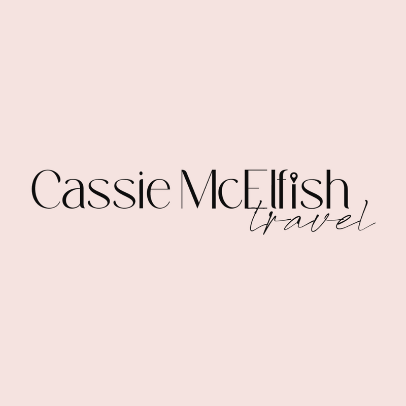 Travel Agent Logo on Pink Background