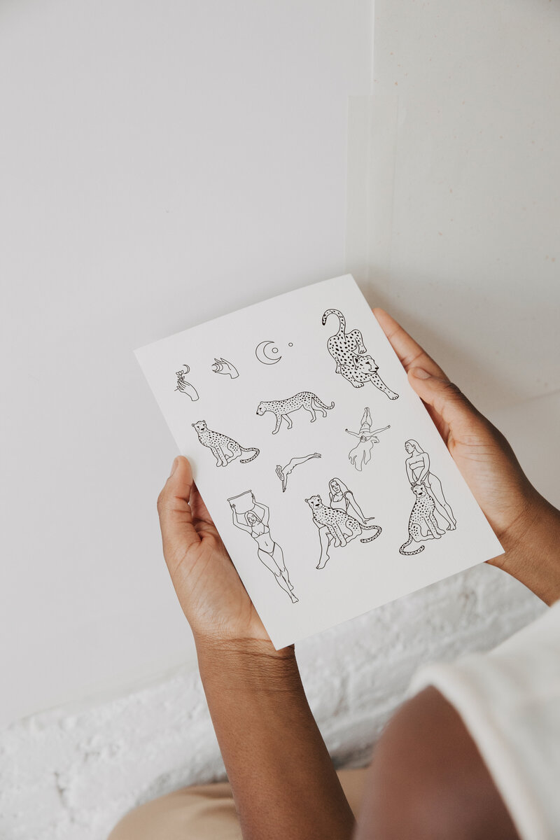 Tattoo Sheet Mockup 2