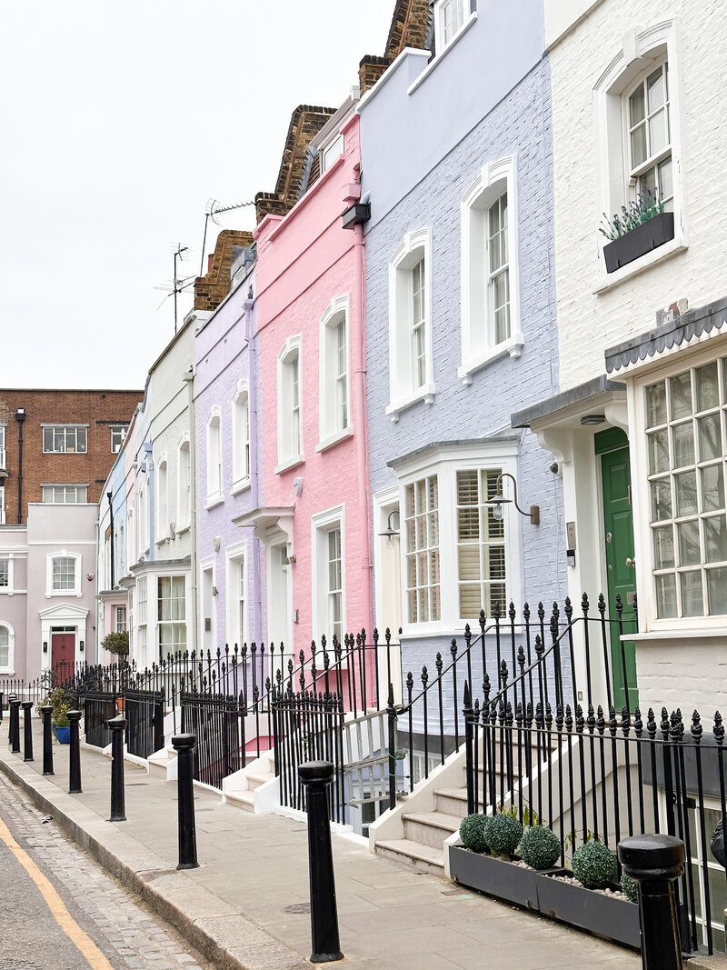 London England Chelsea neighborhood cute homes 
