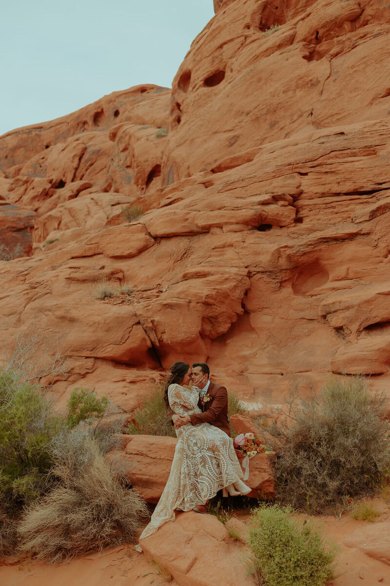 Elopement in valley of fire state park