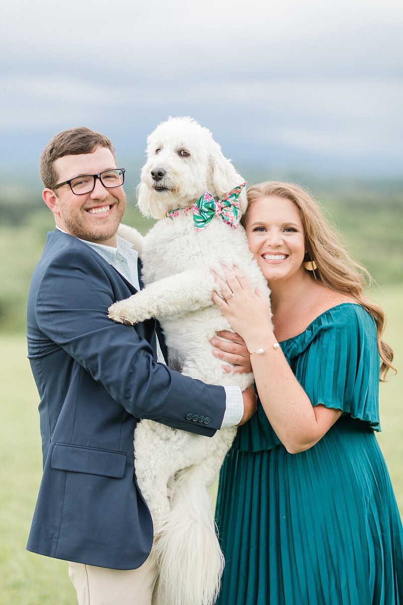 Bride and groom walk up memorial steps at their DC wedding