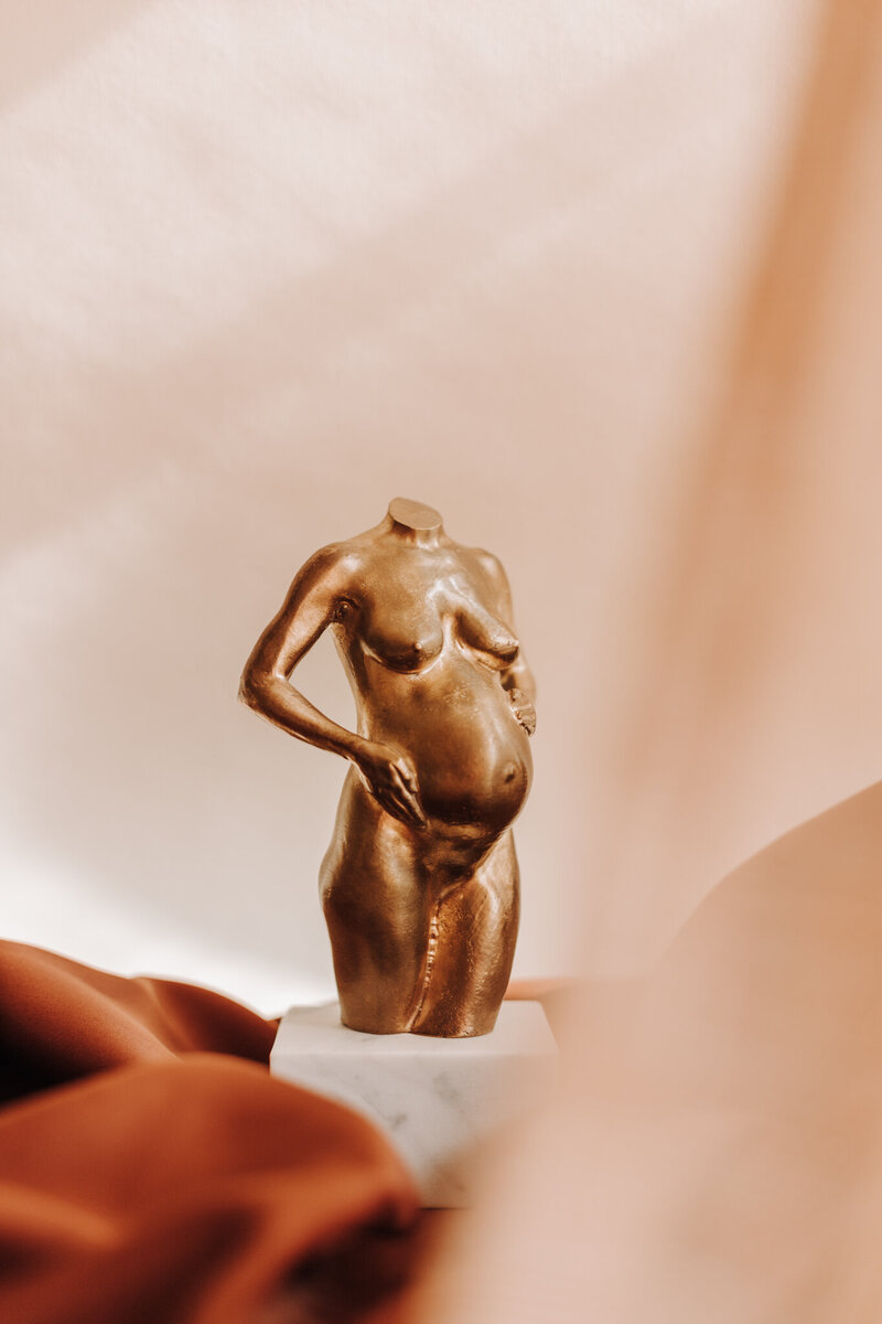 3D bellyprint beeldje zwangere buik Noord-Holland