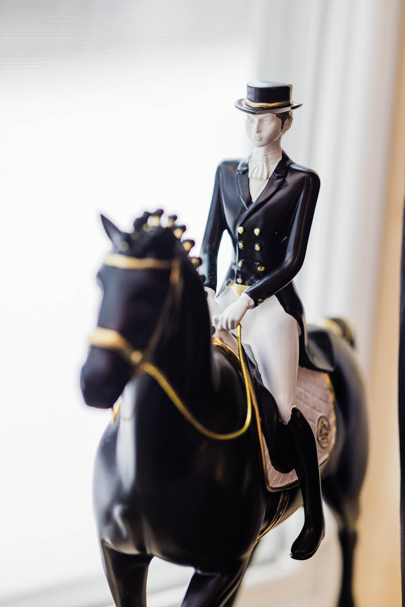 horse and rider decoration