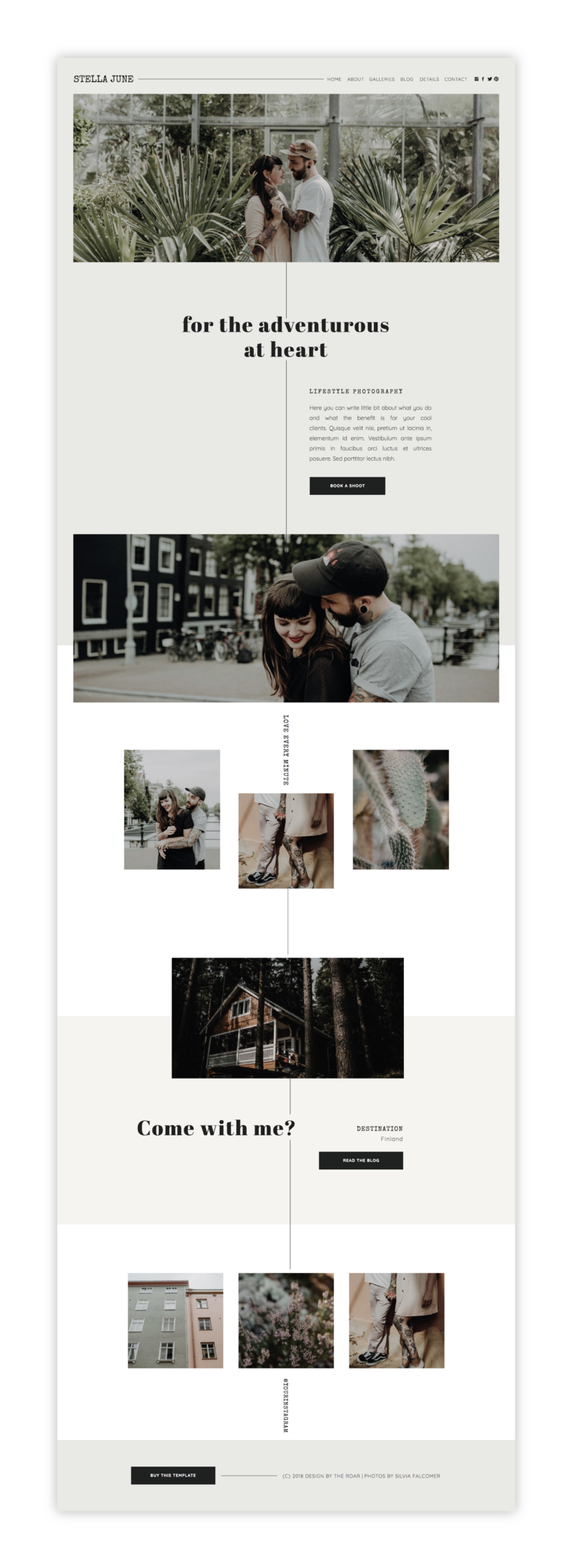 Stella June | Showit website template for heart-driven creatives