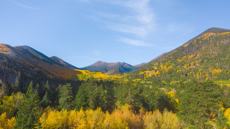 Aerial Drone Photography - San Francisco Peaks - Bayley Jordan Photography