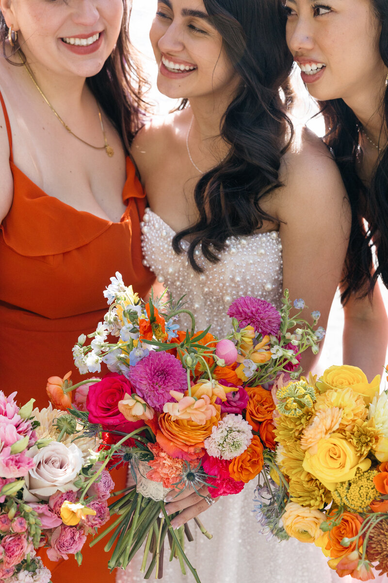 Bride-bridesmaids-bouquet-Convict-Lake-Wedding-wedding-services