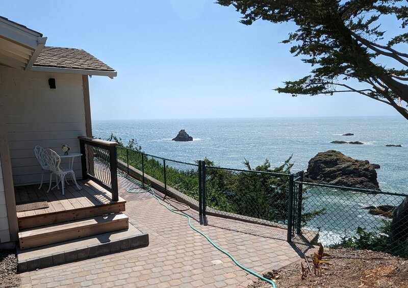 ocean view from the suite's deck
