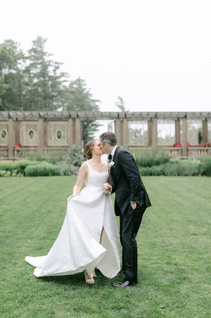 bride-ballgown-slit-tuxedo