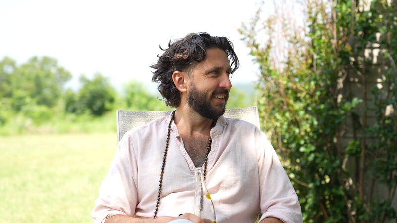 A recent photo of the Rising Ridge founder at a retreat.