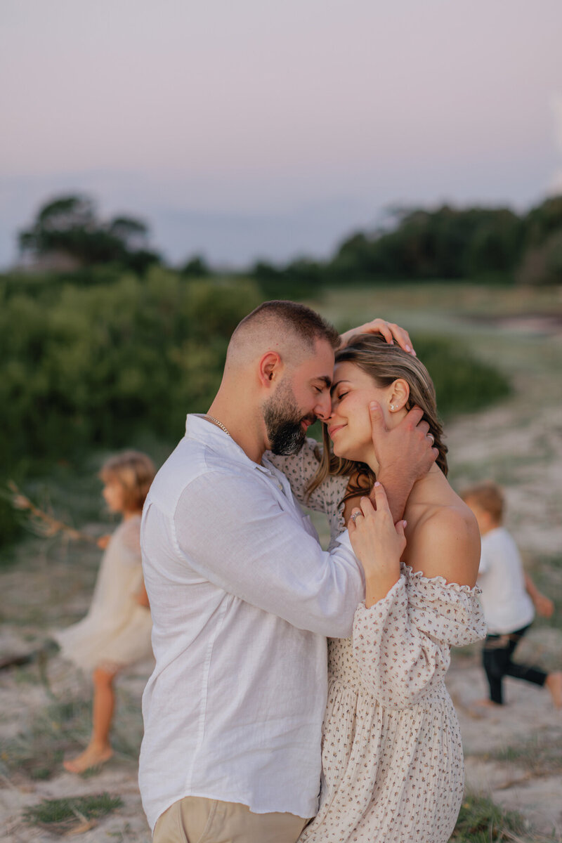 Family photos by the beach sydney