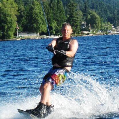 Part 1 - Eric Wakeboarding on Lake Washington 2