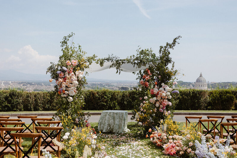 wedding ceremony decoration rome