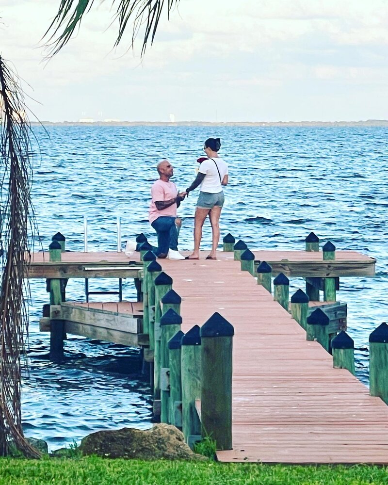 Tony proposing to Brittany