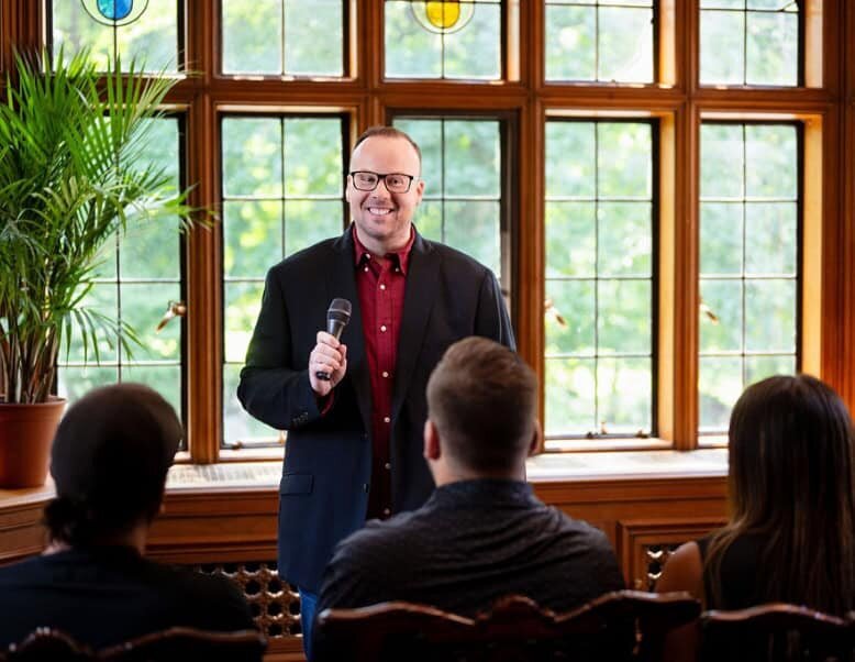 Dr. Mike of Mister Health speaks at corporate events, conferences, and workshops about men's sexual health