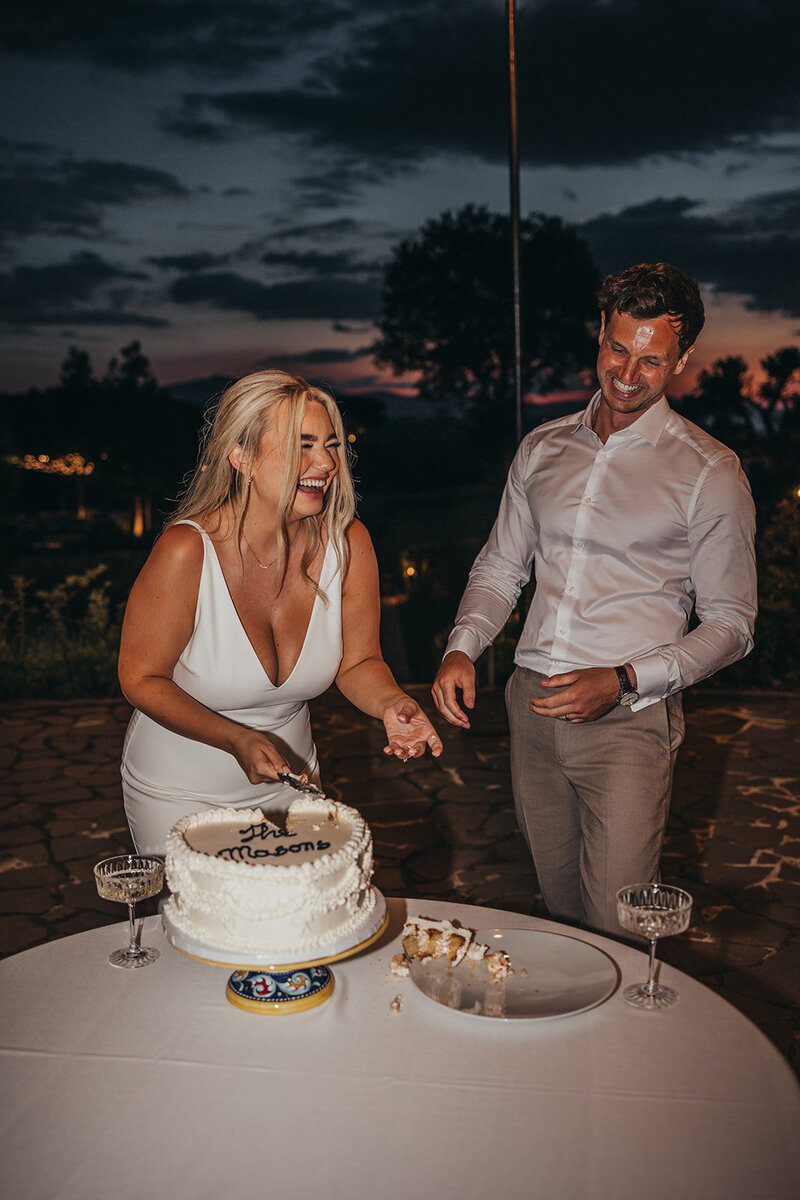 cool looking couple at sunset