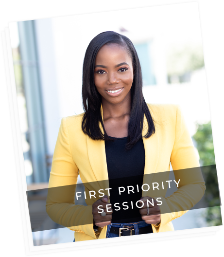 sheets of paper with the image of an african american woman on the cover in a yellow jacket