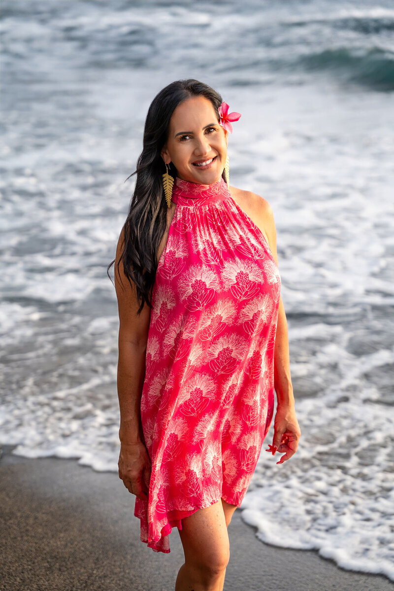 Solo portrait by photographer in Big Island Hawaii