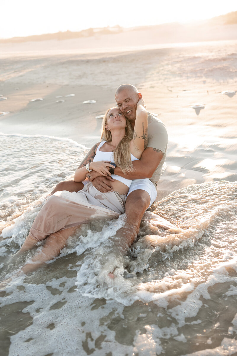 Anniversary engagement session at Port Aransas, photographed by Josie Smith of Moxie Artistry, a Dallas Fort Worth based wedding photographer