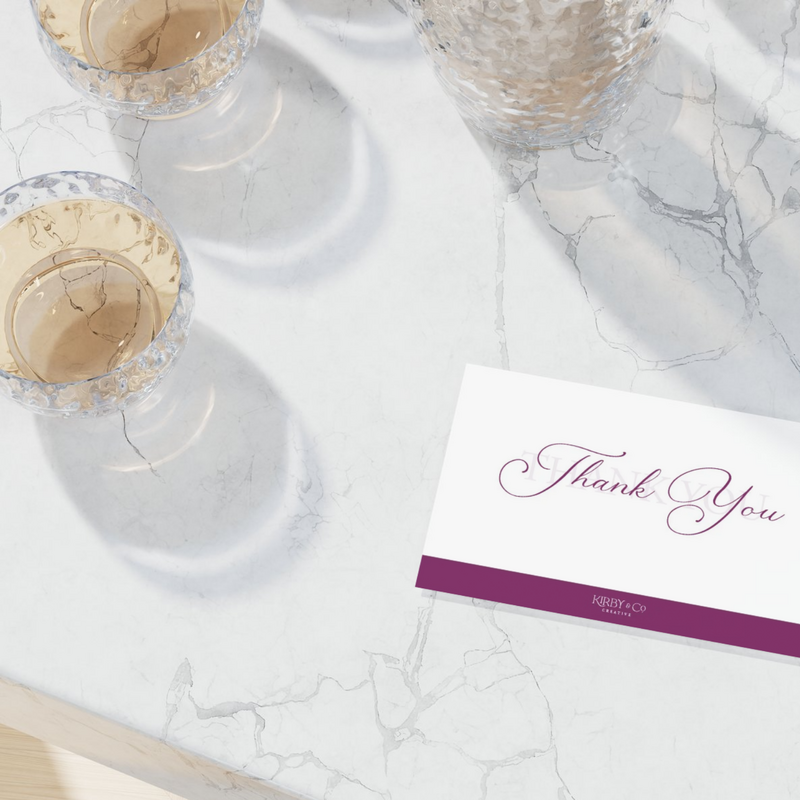 Kirby and Co Creative Thank You Card