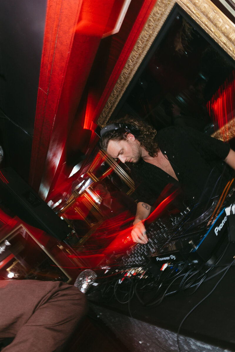 Wedding Dance Party Aspen – Guests dancing with DJ Thomas Jack at Caribou Club