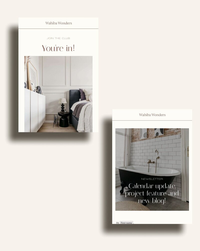 Flodesk email templates Wahiba Wonders 6