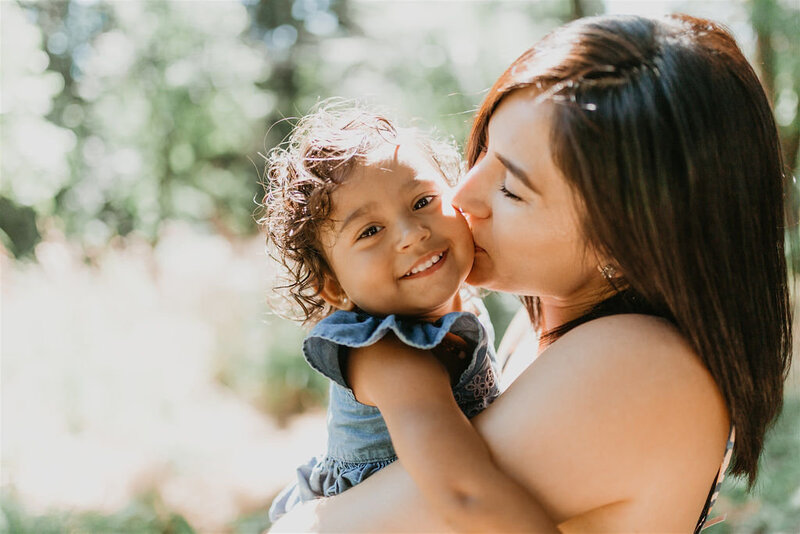 mom with child