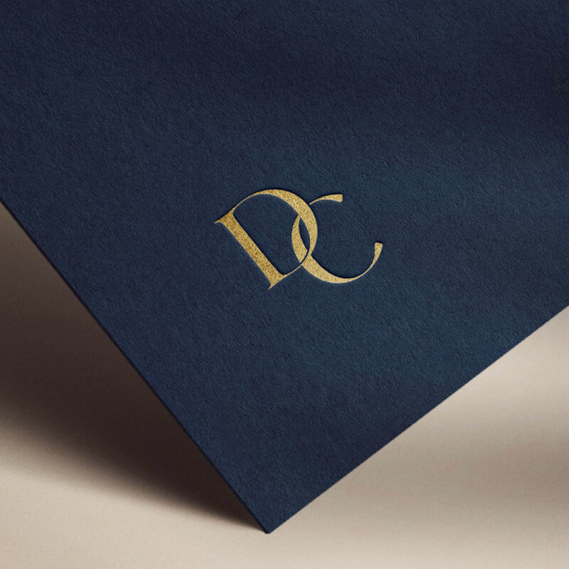 Detailfoto papier met logo