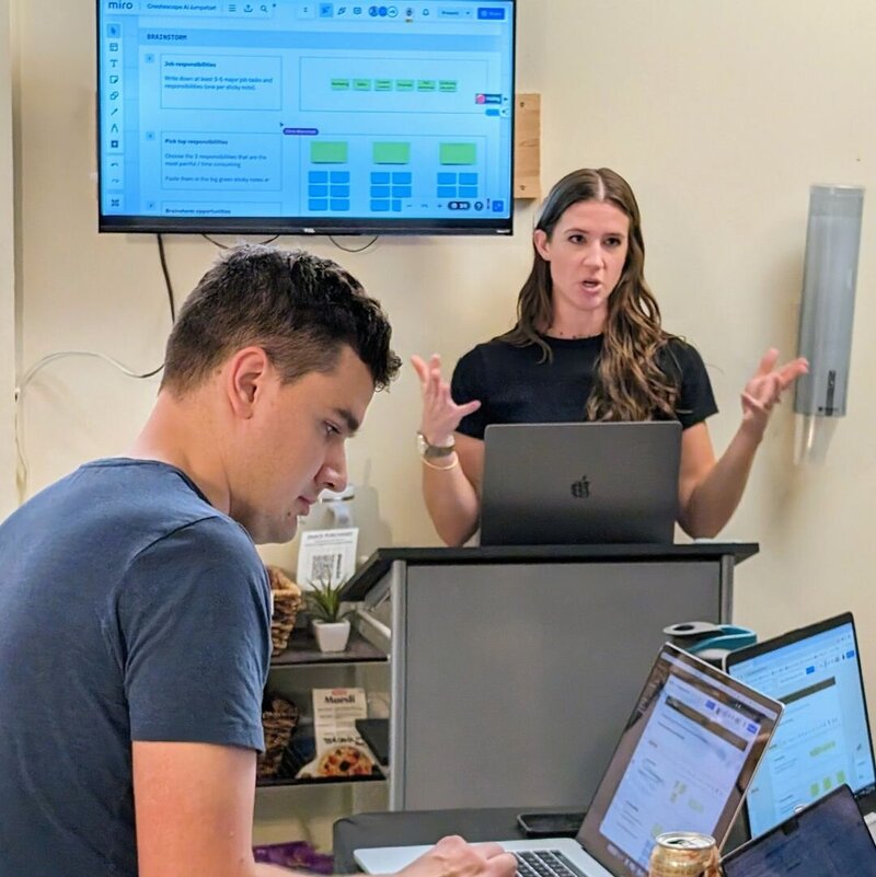 Maria Burke Facilitates an AI Strategy workshop