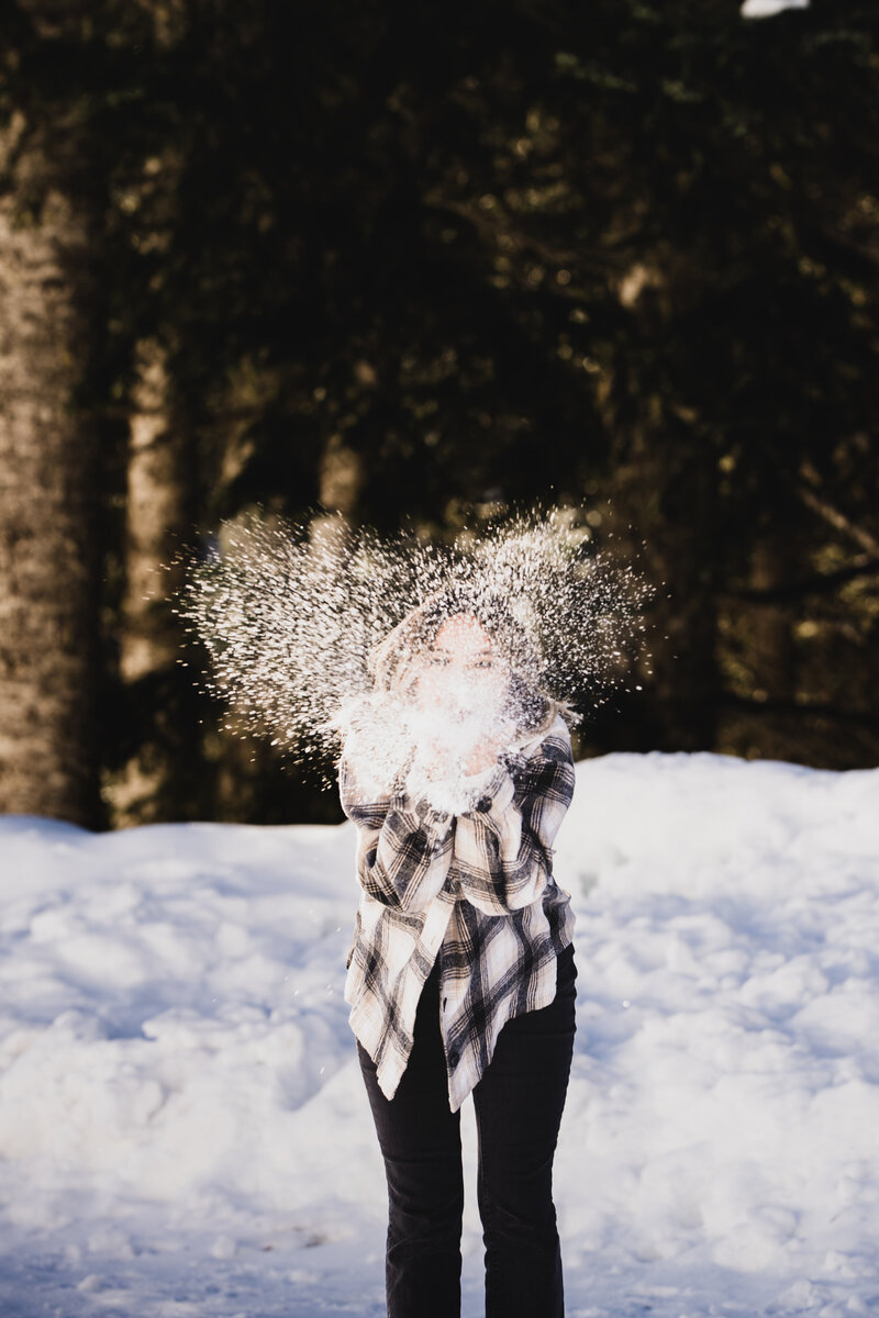 Photographer near Leavenworth Washington