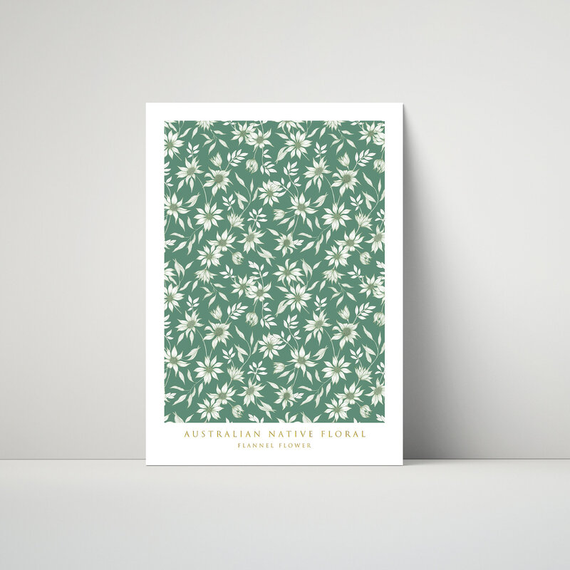 Standing Mockup Flannel Flower