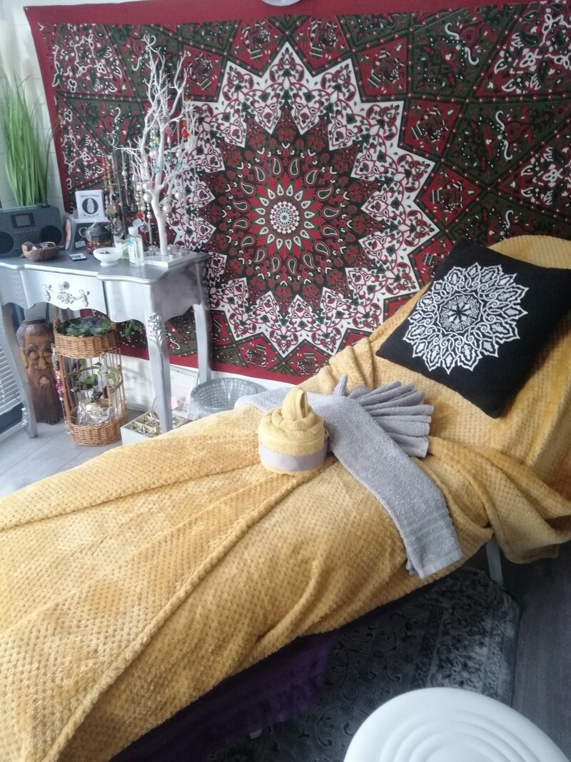 Calming room at white crystal