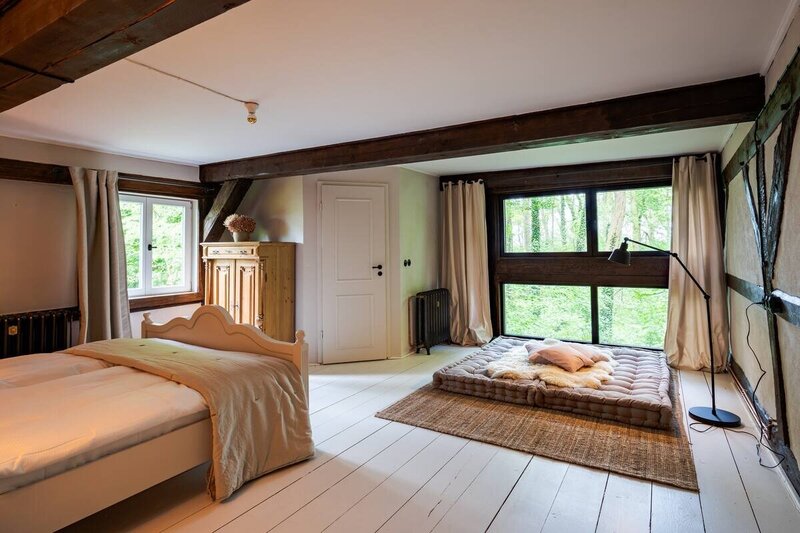 Schlafzimmer-3-2-Wassermühle-Triglitz-Ferienunterkunft-Deutschland
