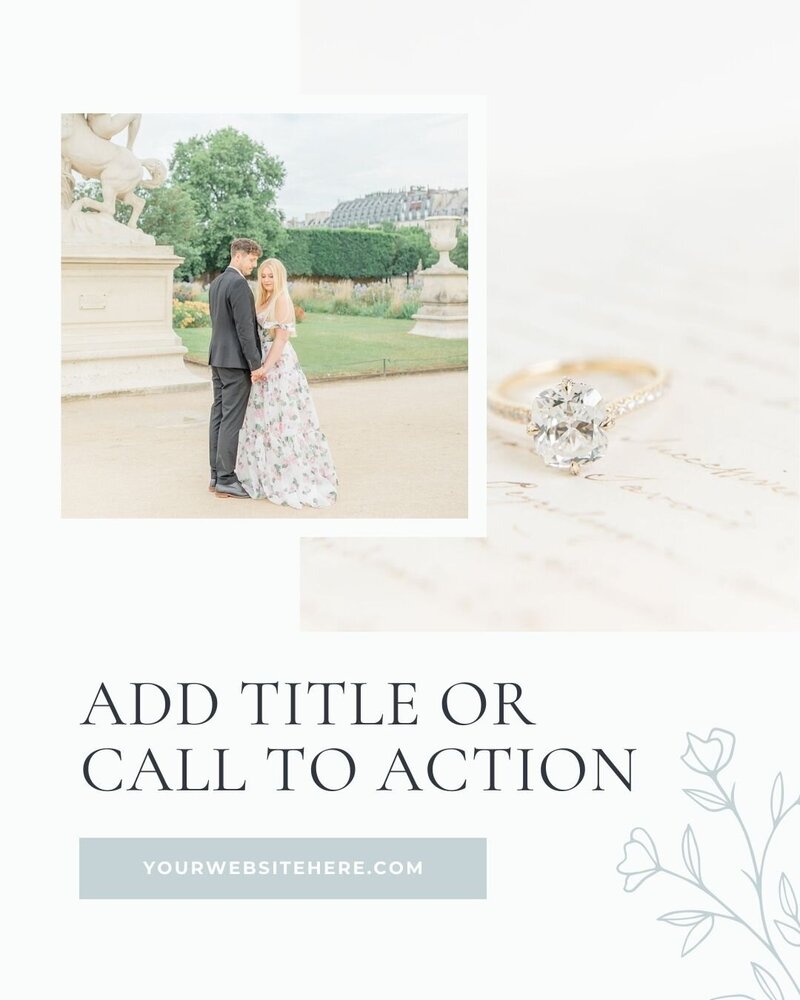 instagram post design for wedding planner