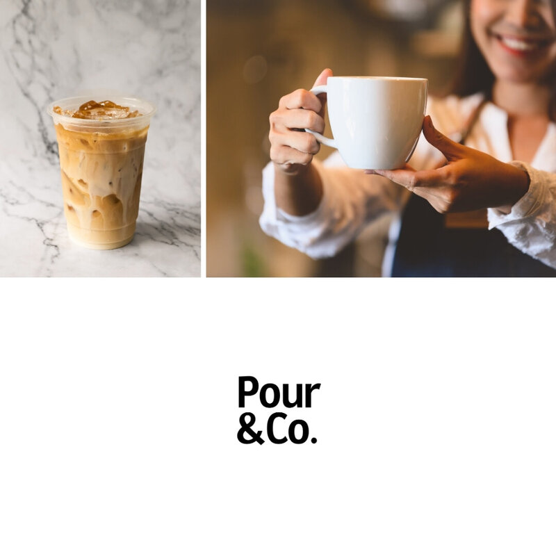 Beautiful branding for a cafe