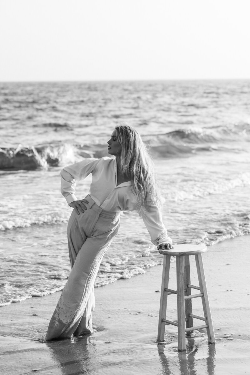 Rhode Island and Destination Wedding Photographer | Cinematic, Moody, Storytelling | Aisha Lee Photography | Photo of Aisha Lee Photography at the beach