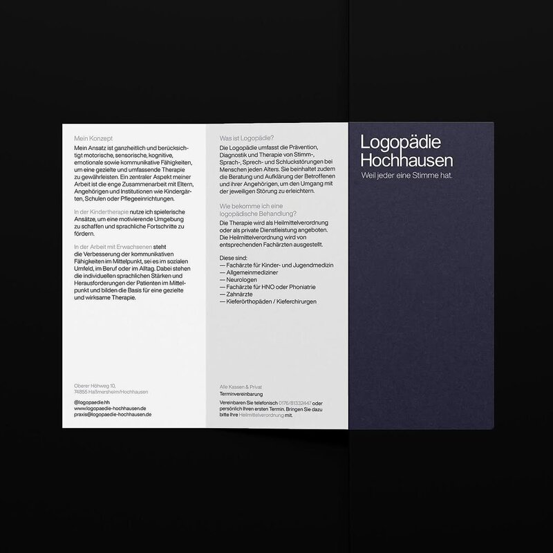 Folder Design, 6-seitig