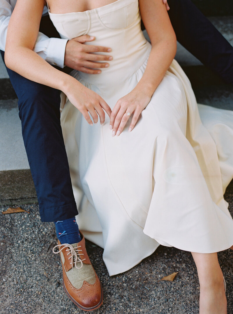 Fine art Newport engagement session