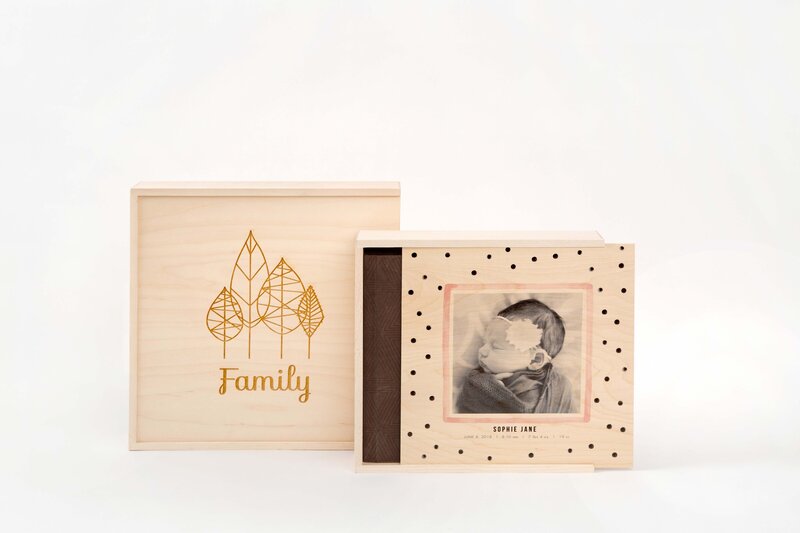 Wood Abum Box Photo