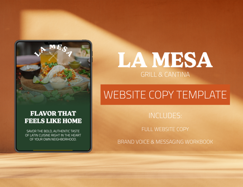 LaMesaSemiCustomWebsiteCopyTemplate1