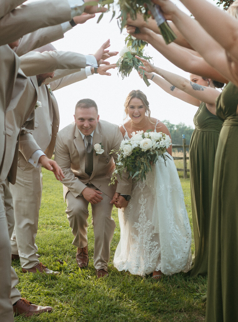 bridal party photos in floriday