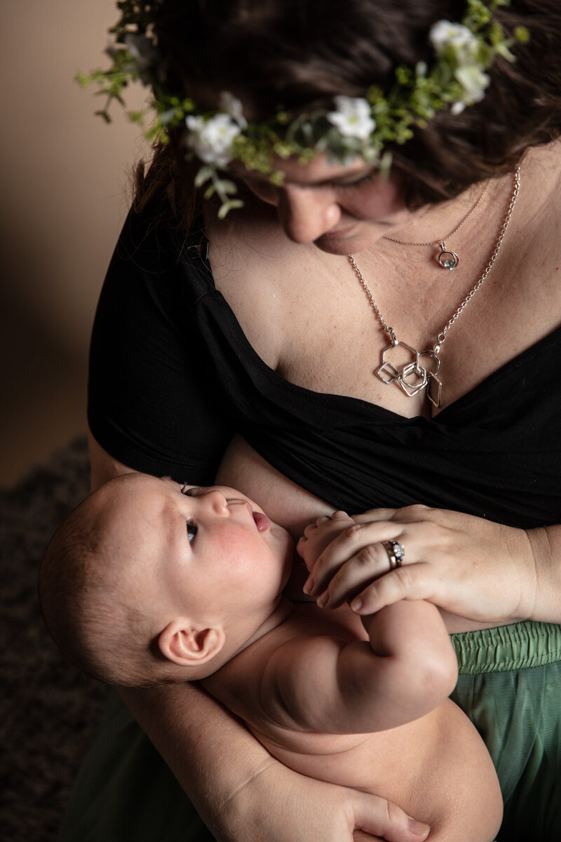 Infant Newborn Mommy Baby Breastfeeding New Mom