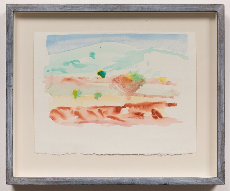 Red Centre 1, 1996 Watercolour 41.5 x 49.5 cm