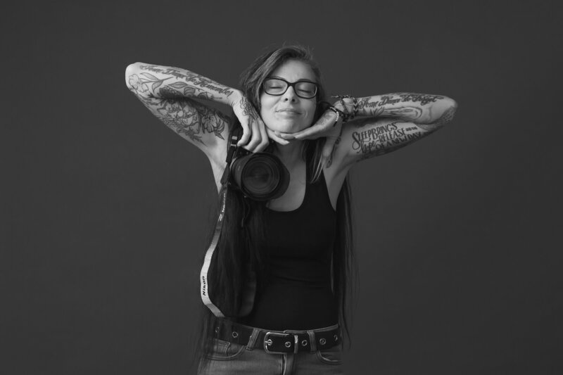 black and white headshot of ashley bird
