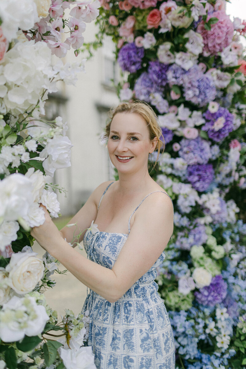 Silk flowers international wedding