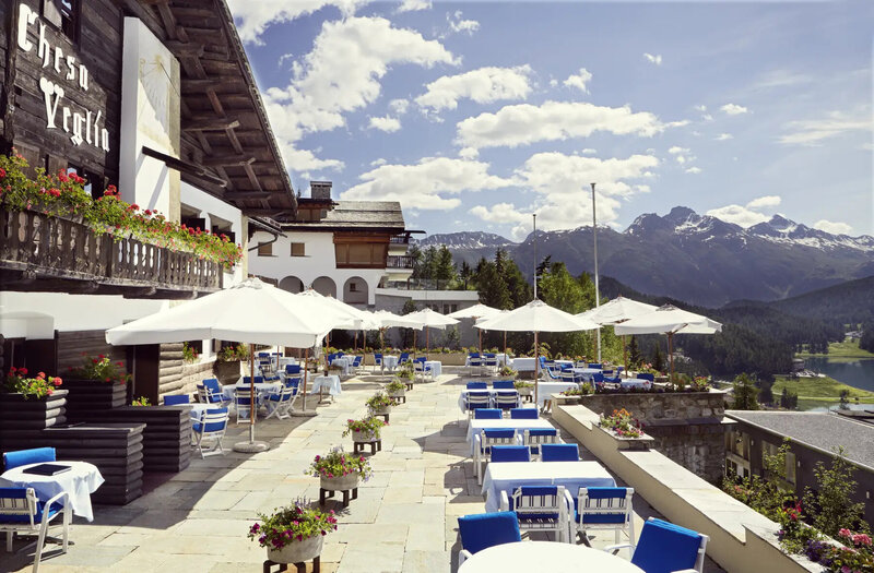 Badrutt’s Palace Hotel Terrace