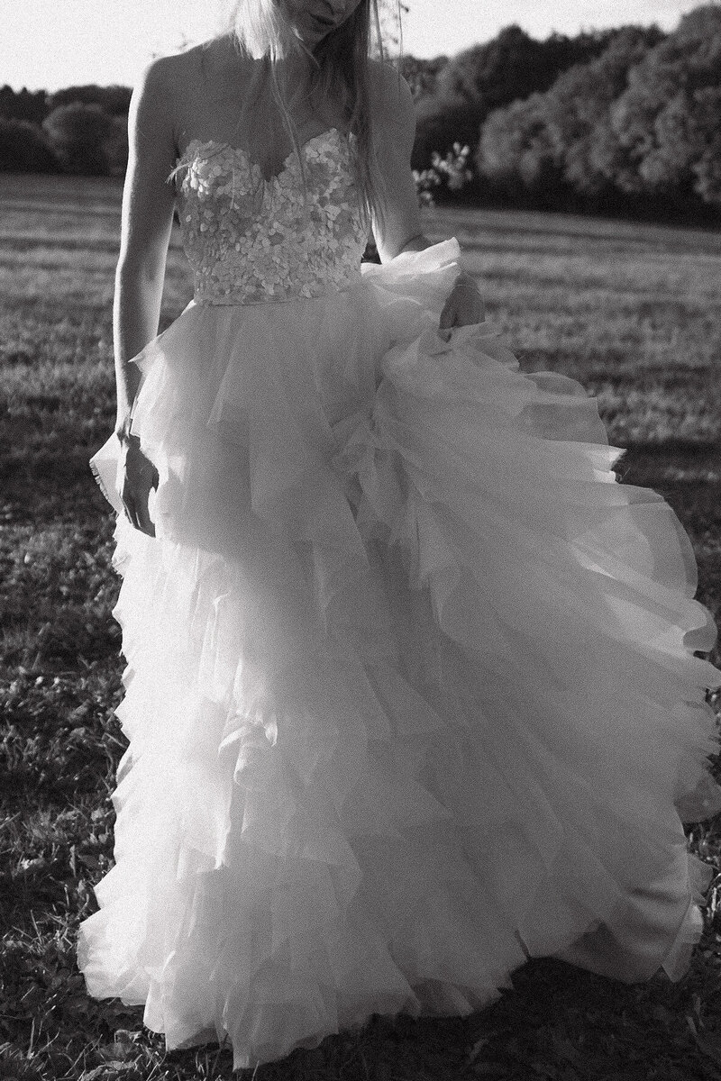 Jessica and Francis walk the streets of central London after their wedding ceremony at The old Marylebone town hall in central London