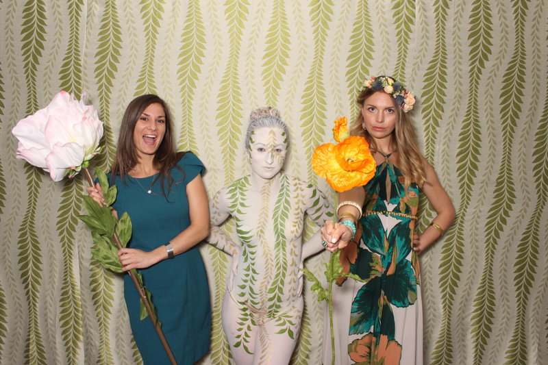 flower props photo booth